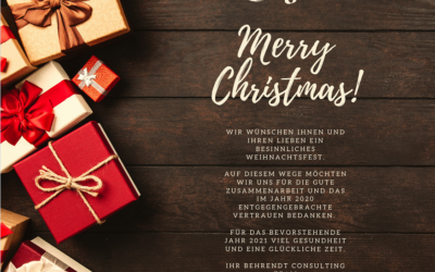 Wir wünschen Ihnen Frohe Weihnachten und einen guten Rutsch ins neue Jahr